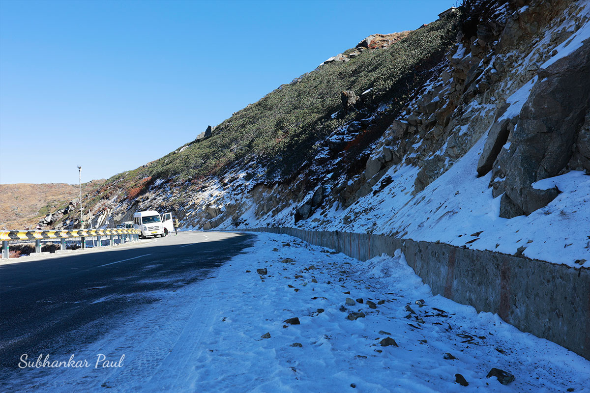 snowfall at sikkim