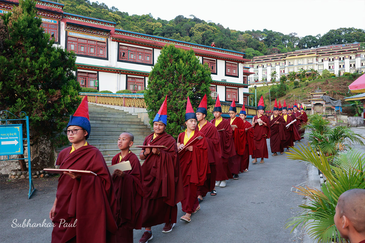 Buddhist ritual at Ranka Monastery